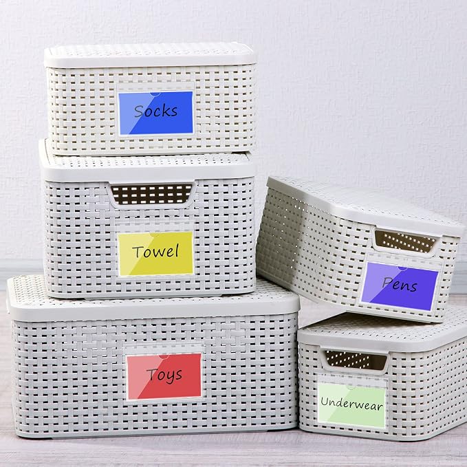 Chinco 30 Pcs Self Adhesive Pockets, Bin Labels - Image 4