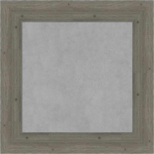 Amanti Art Grey Framed Magnetic Board 27x27 Medium Vision Board by AmantiArt