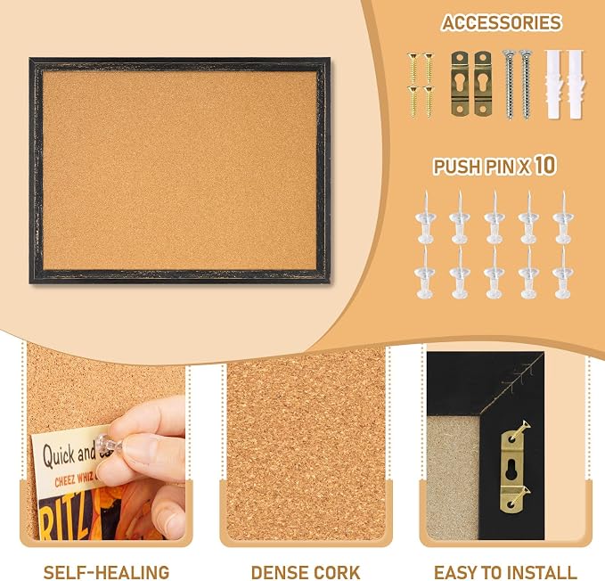 DOLLAR BOSS Large Cork Board for Wall - Image 2