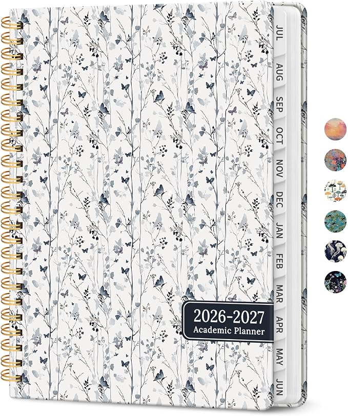 Planner 2026-2027, Academic Year Weekly and Monthly Calender Planner, from Jul by Taja