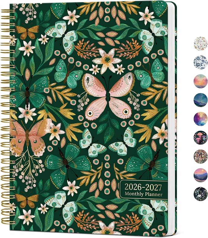 Monthly Planner 2026-2027, Aesthetic 2 Year Months Planner Calendar, 18-Months by Taja