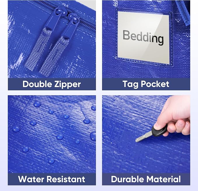 TICONN 16 Pack Extra Large Moving Bags Heavy Duty - Image 8