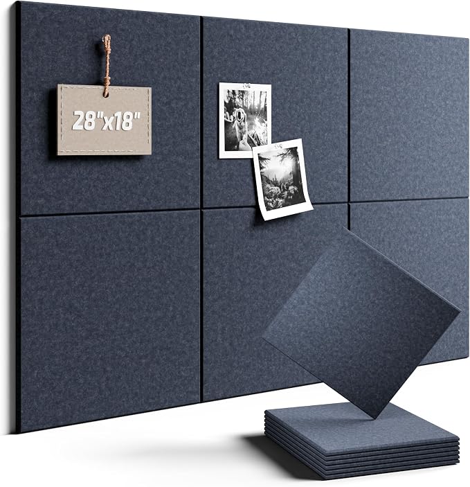 Felt Bulletin Board Tiles -28"x18" Cork Board Alternative by FLUXYNARA