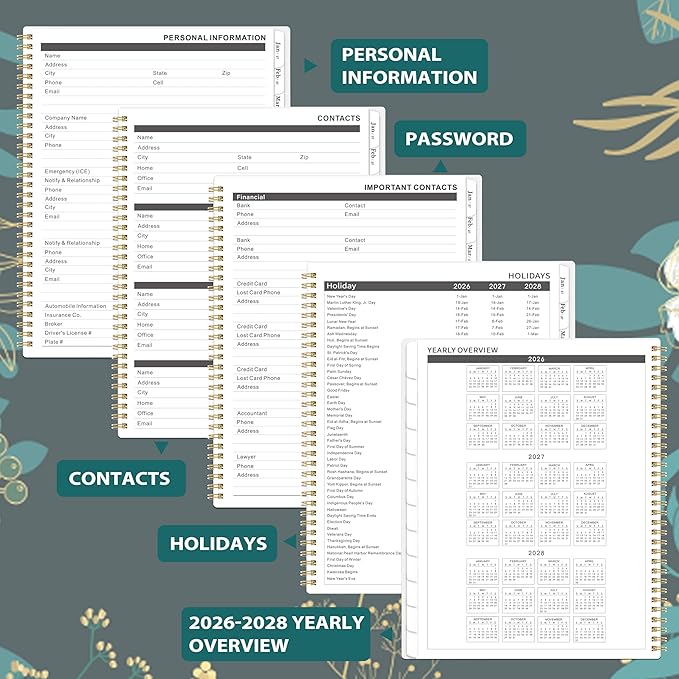 2026-2028 Monthly Planner - Image 4