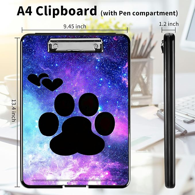 A4 Clipboards, Heavy Duty Waterproof Nursing Plastic Folder Clipboard - Image 2