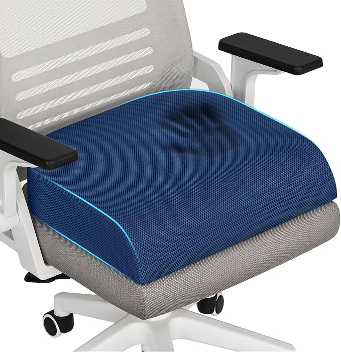 TranquilRelax Large Seat Cushion, Memory Foam Cushion by Unknown