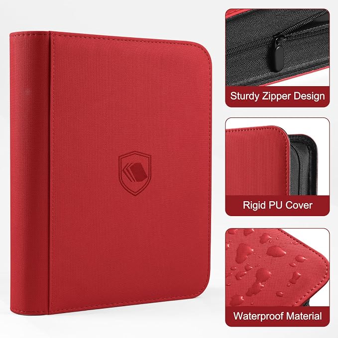 Toploader Binder, Holds 360 Toploaders, 100 Toploaders INCLUDED, 9-Pocket PU - Image 3