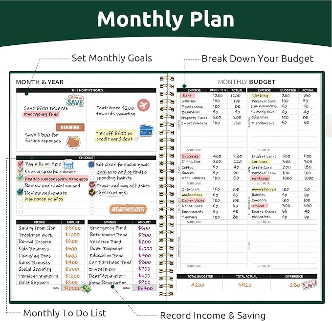 Budget Planner - Monthly Budget Book - Image 3