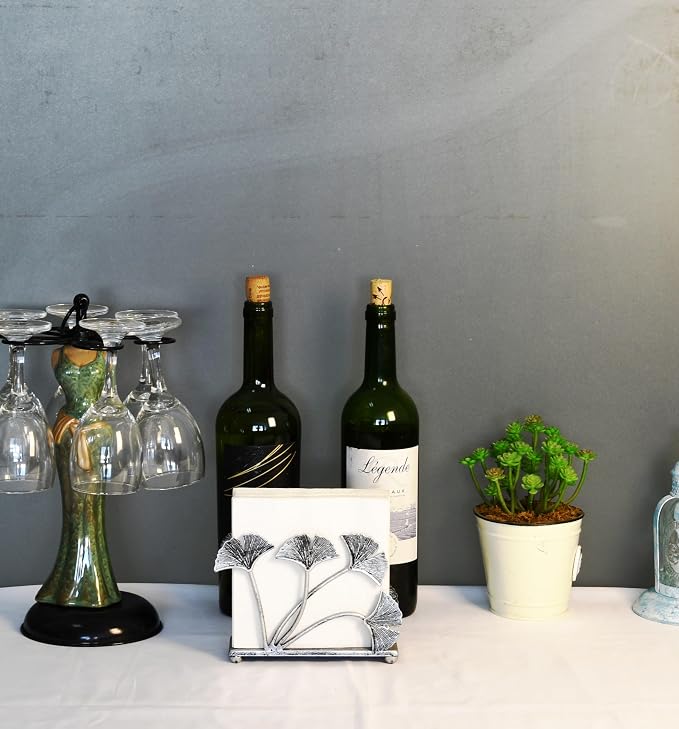OwlGift Modern Ginkgo Leaves Design Napkin Holder - Image 5