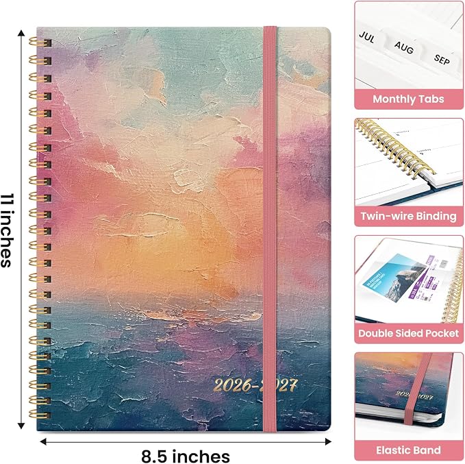 Planner 2026-2027, Academic Year Weekly and Monthly Calender Planner, from Jul - Image 4
