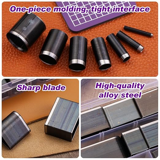 55 Shape Style Hollow Punch Cutter Tool, Leather Punch Cutter Tools - Image 6