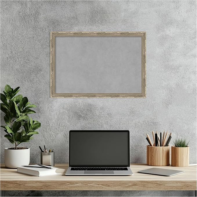 Amanti Art Silver Framed Magnetic Board 14x20 Small Vision Board - Image 6