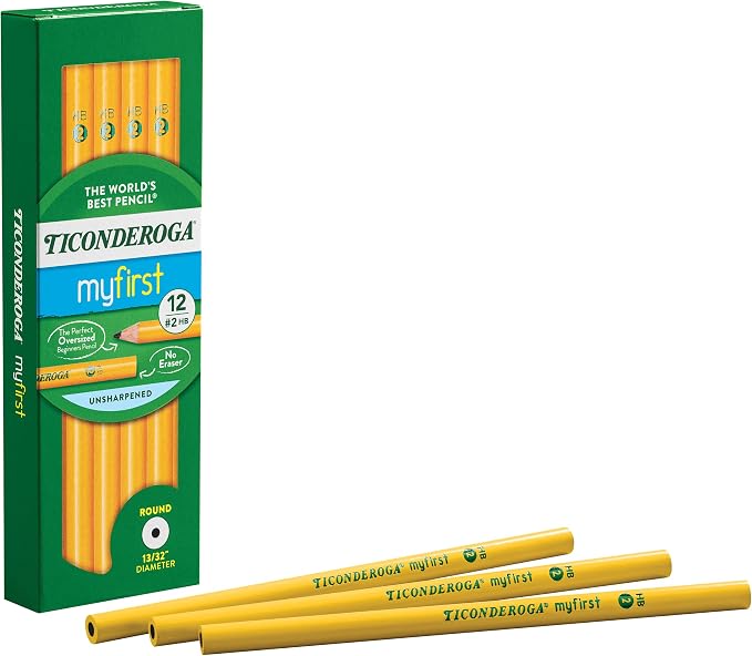 Ticonderoga Beginner Wood-Cased Pencils, 2 HB Soft - Image 4