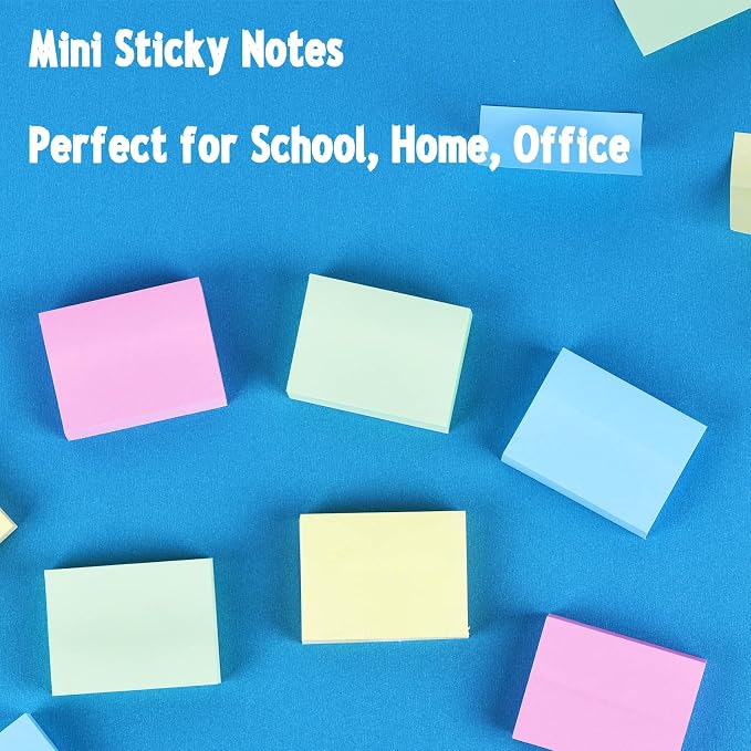 Umikk 50 Pack Sticky Notes 1.5x2 in, 5000 Sheets Small Self-Stick Note - Image 8
