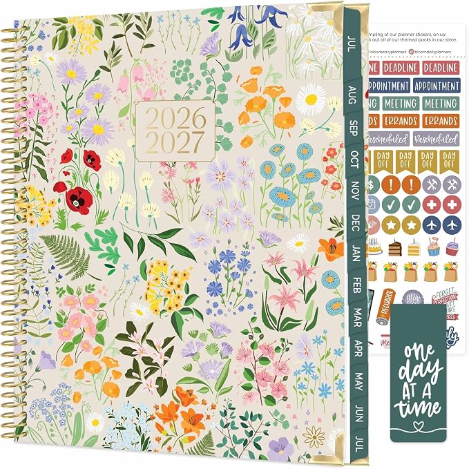 bloom daily planners HARDCOVER Planner 2026-2027 Academic Year by bloomdailyplanners