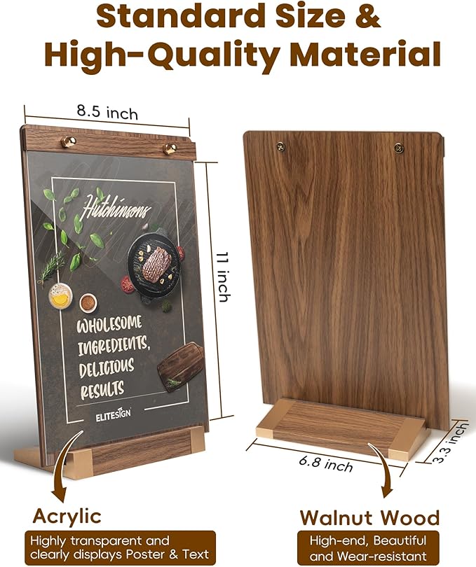 Acrylic Sign Holder 8.5 x 11 - Image 5