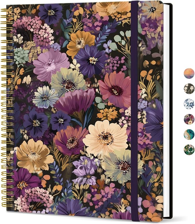 Taja Large Spiral Lined Journal by Taja