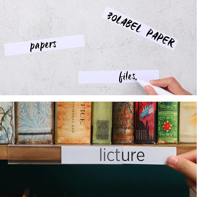 Teling 30 Pieces Shelf Label Holder - Image 5
