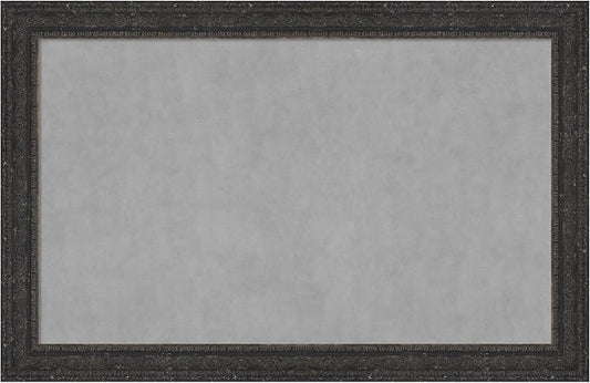 Amanti Art Black Framed Magnetic Board 29x45 Large Vision Board by AmantiArt