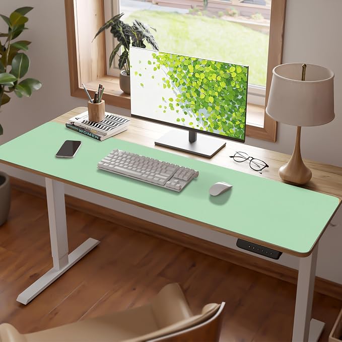 Large Green Desk Mat, Long Mouse Pads - Image 5