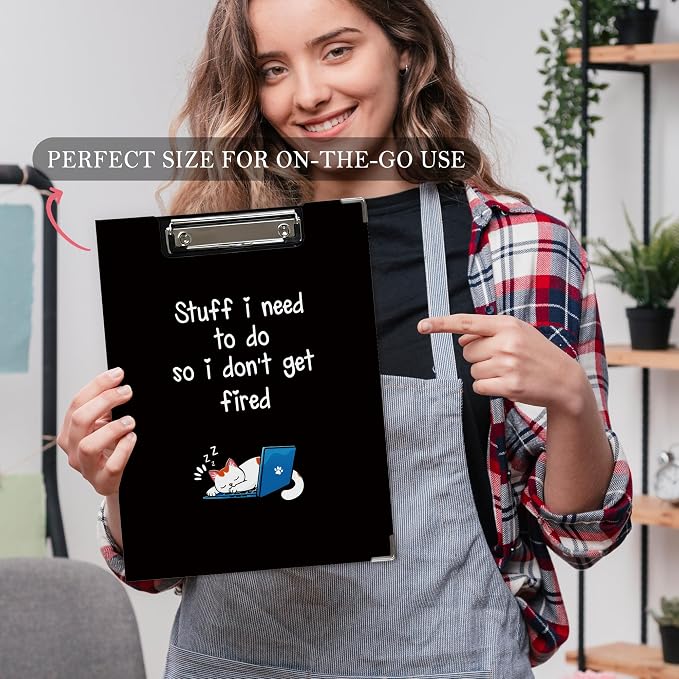 Funny Cat Work Clipboard Folio - Image 5