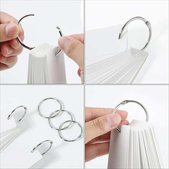 Mr. Pen- Loose Leaf Binder Ring, 1.5 Inch, 100 Pack | Metal Loose Leaf Binder - Image 5