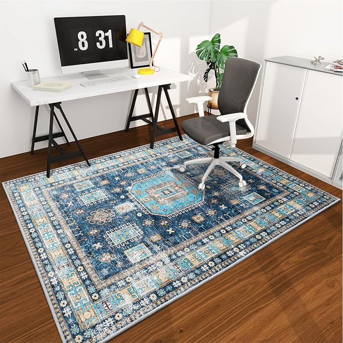 Office Chair Mat for Hardwood Floor, Machine Wash by CHAKME