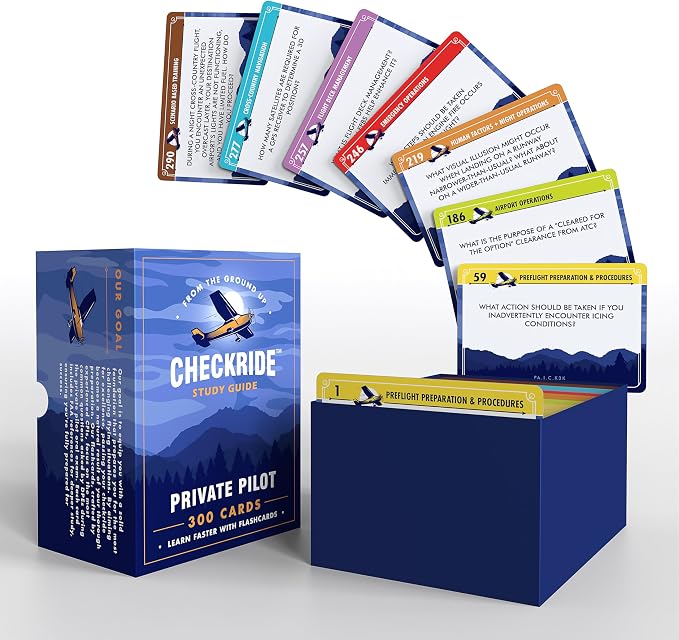 Private Pilot Flashcards | 308 Oral Exam & Written Test Study Cards | ACS Task by CheckrideStudyGuide
