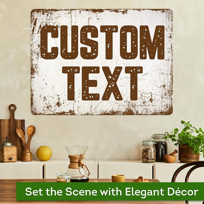 Custom Sign, Custom Street Sign, 11 Font Colors, 13 Font Styles, 4 Hole Options - Image 4