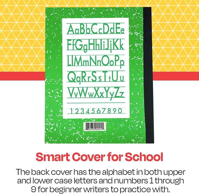 School Smart - 85298 Skip-A-Line Composition Book - Grade 1 - 9 3/4 x 7 3/4 - - Image 7