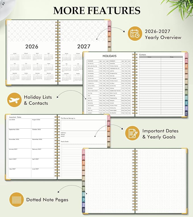 2026-2027 Appointment Book, Academic Weekly and Monthly Calendar Planner from - Image 6