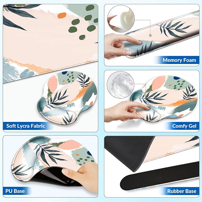 Desk Mat Set + Keyboard and Mouse Pad - Image 5