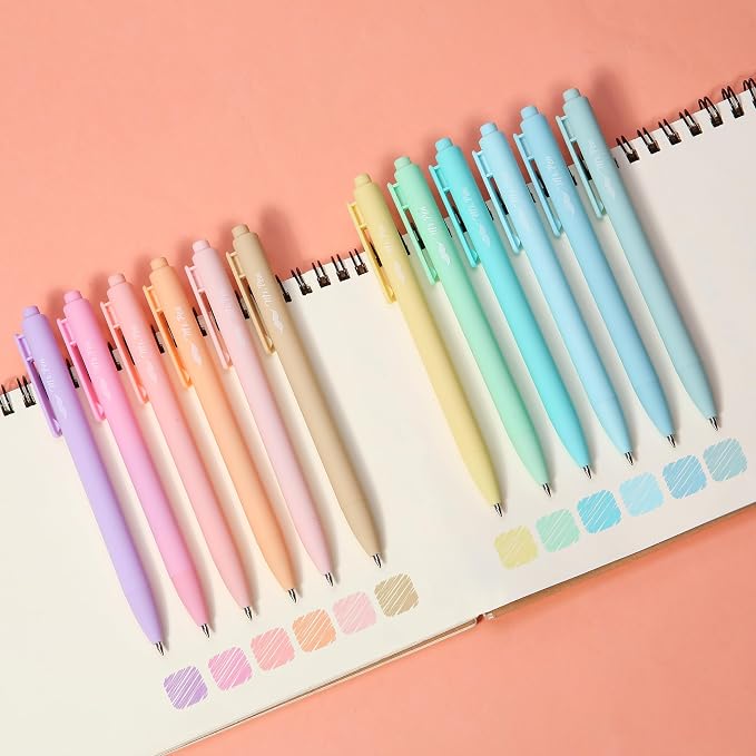 Mr. Pen- Retractable Gel Pens, 12 Pack, Fast Dry, Smooth Writing, Cute Pens - Image 6