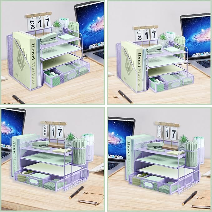 4 Tier Desk File Organiser - Image 5