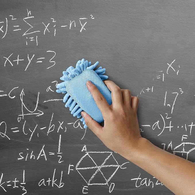 Mr. Pen- Magnetic Microfiber Shag Whiteboard Erasers, 4 Pack | Dual Surface - Image 6