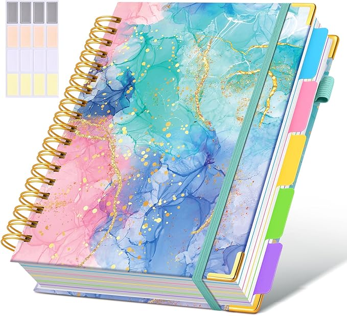Hardcover Spiral Notebook Journal by dilitego