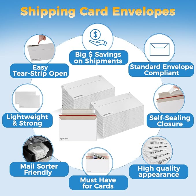110-Pack Card Shipping Envelopes - Image 4