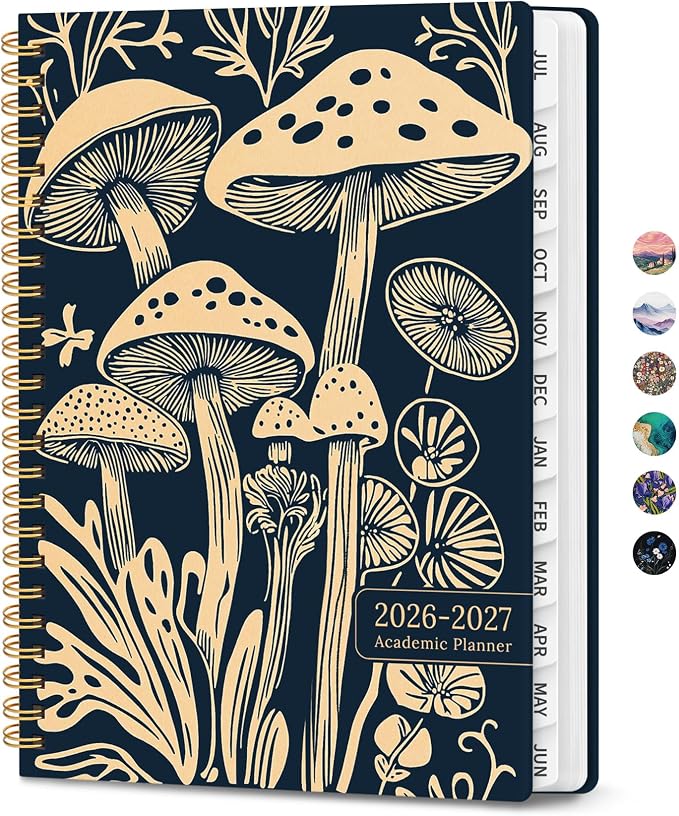 Planner 2026-2027, Monthly and Weekly Academic Planner July 2026 by Zotia