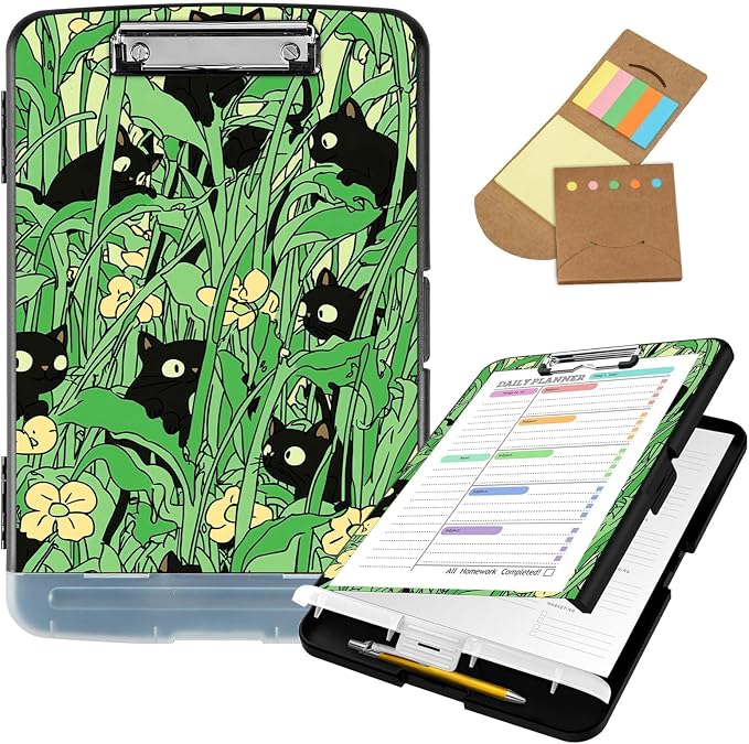 Clipboard with Storage, Clip Boards 8.5x11 with Storage High Capacity Nursing by Unknown