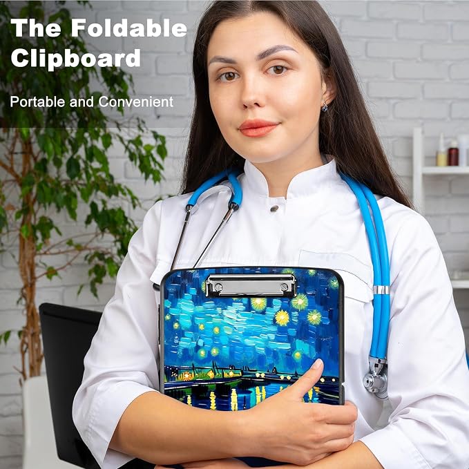 Clipboard with Storage, Heavy Duty Plastic Storage Clipboard with Low Profile - Image 5