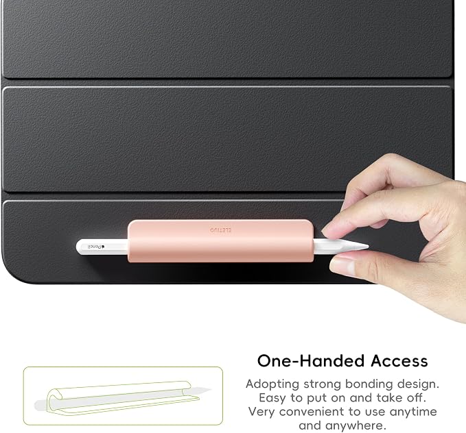 ELETIUO 3 Pack Silicone Pencil Holder Sleeve, Compatible - Image 5