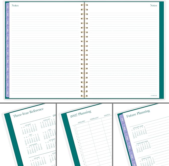 Mead Cambridge 2027 Planner, Weekly & Monthly, 8.5" x 11", Ombre Mist - Image 9