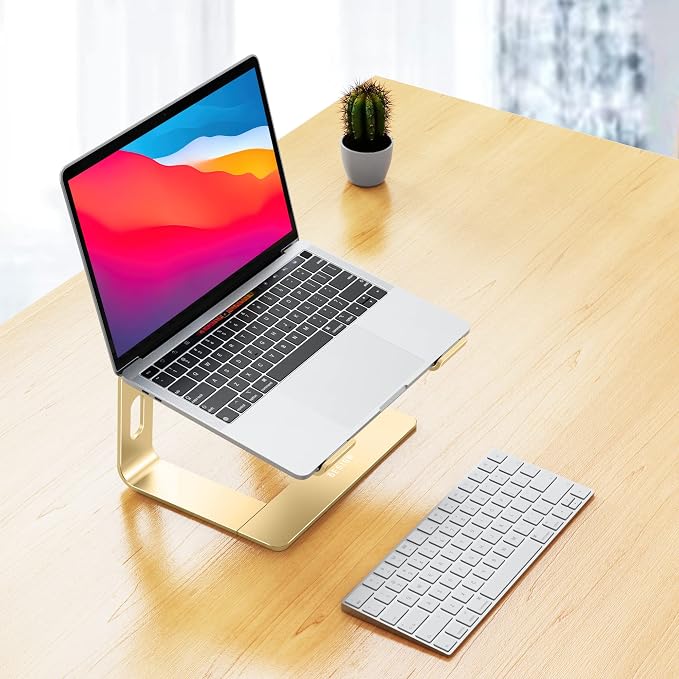 BESIGN LS03 Aluminum Laptop Stand, Ergonomic Detachable Computer Stand - Image 2