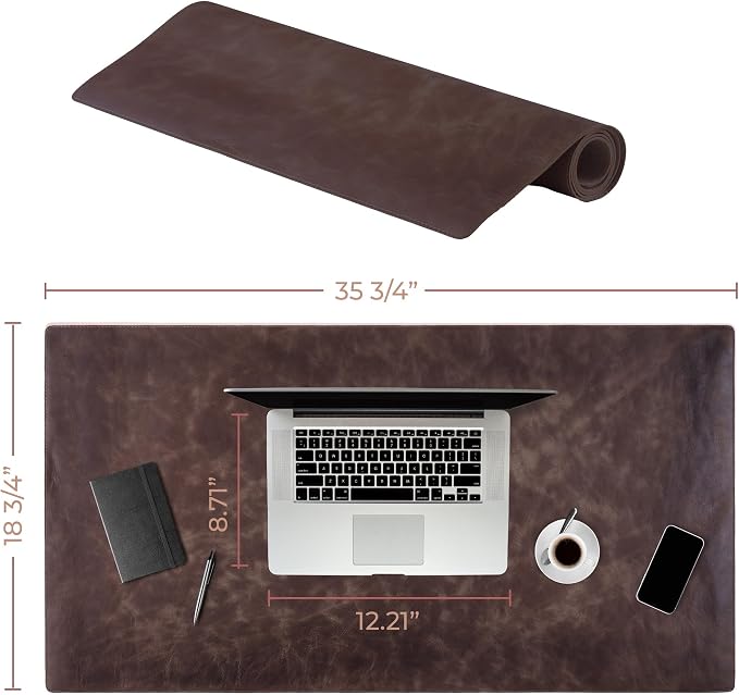 Node Leather - Leather Desk Mat - Executive Real Leather Desk Pad - Genuine - Image 6
