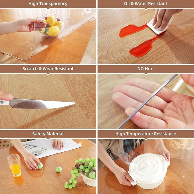 Warmstar Clear Table Protector - 2mm Thick - Image 3
