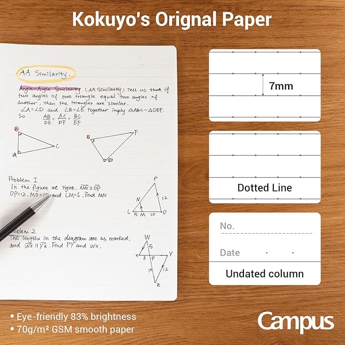 KOKUYO Composition Notebooks, 3 Pack Campus B5 Comp Book - Image 6