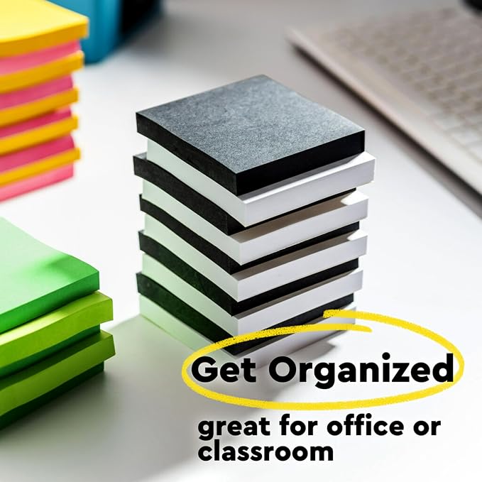Post-it Super Sticky Notes, 3 x 3 in, 5 Pads, 90 Sheets/Pad | School Supplies - Image 8