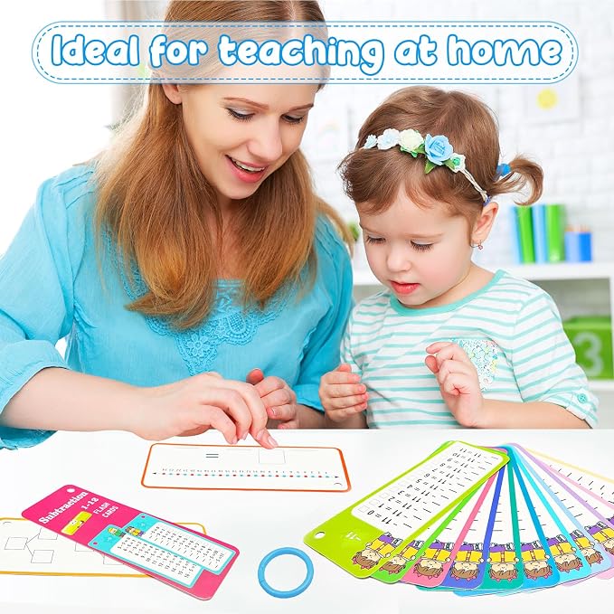 1-12 Subtraction Flash Cards, Large Math Table Flashcards, Including 15 Cards - Image 8