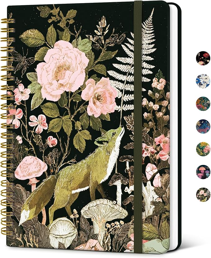 Taja Lined Spiral Notebook Journal by Taja