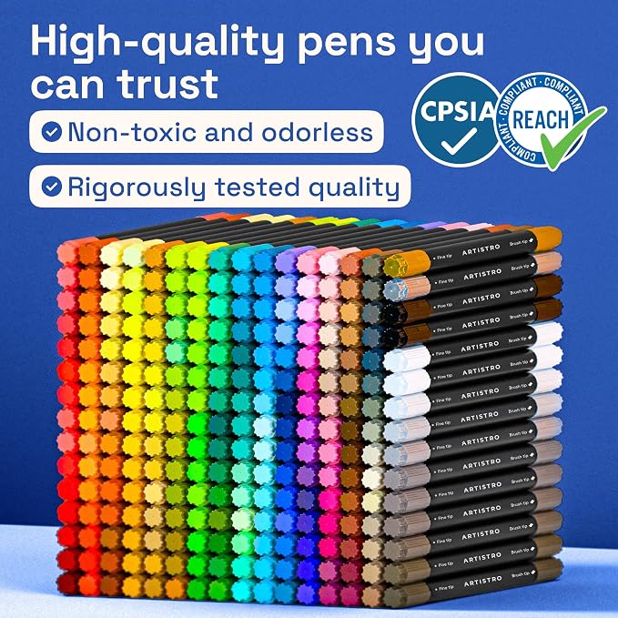 ARTISTRO 240 Acrylic Paint Markers - Image 8
